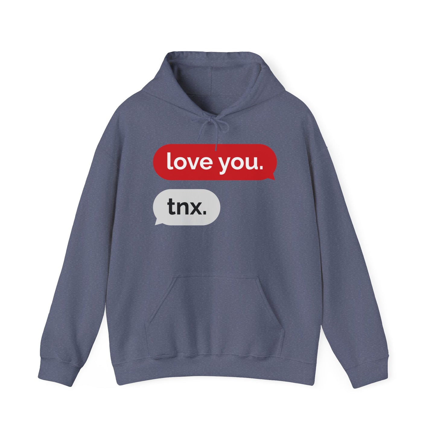 Love You, Thx-Unisex Hooded Sweatshirt