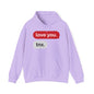 Love You, Thx-Unisex Hooded Sweatshirt