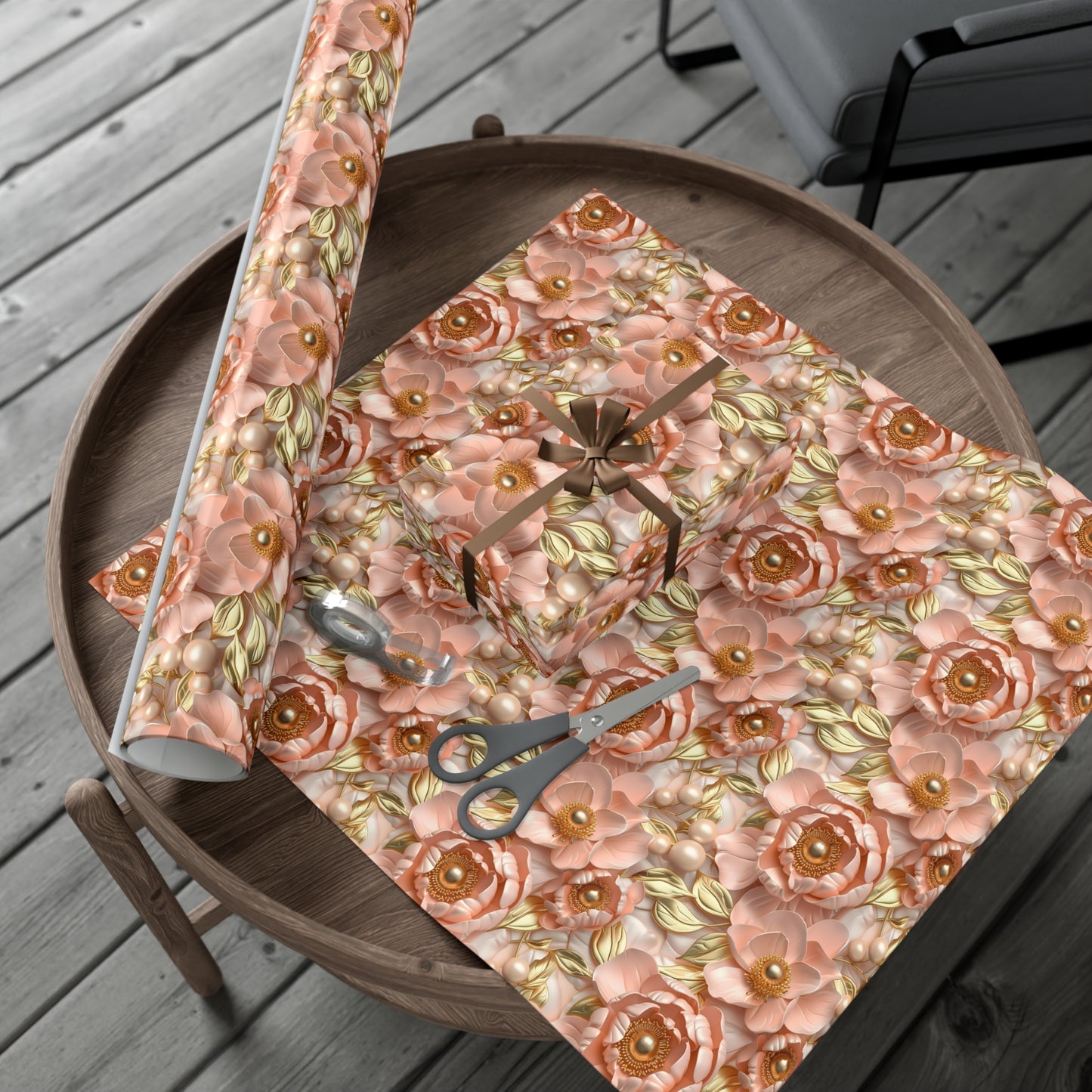 3D FLORAL FOUR