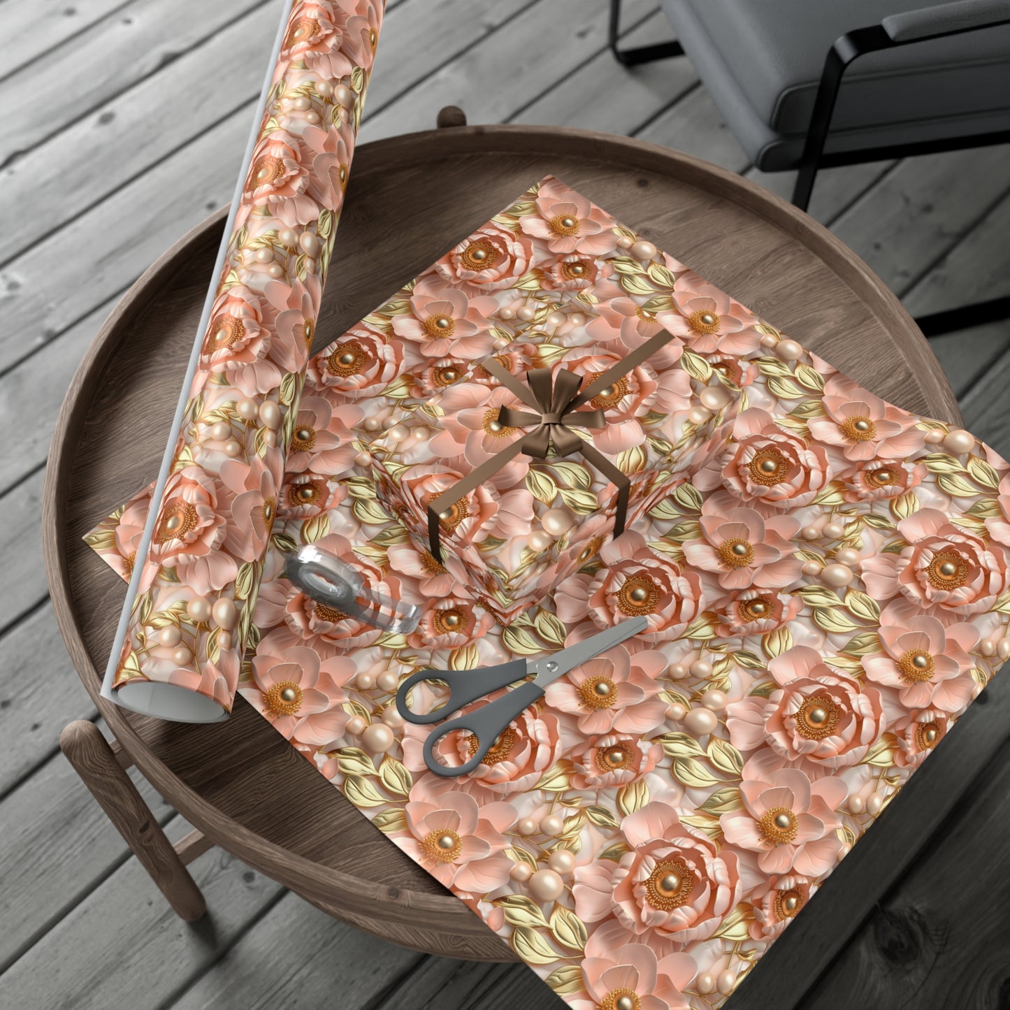 3D FLORAL FOUR