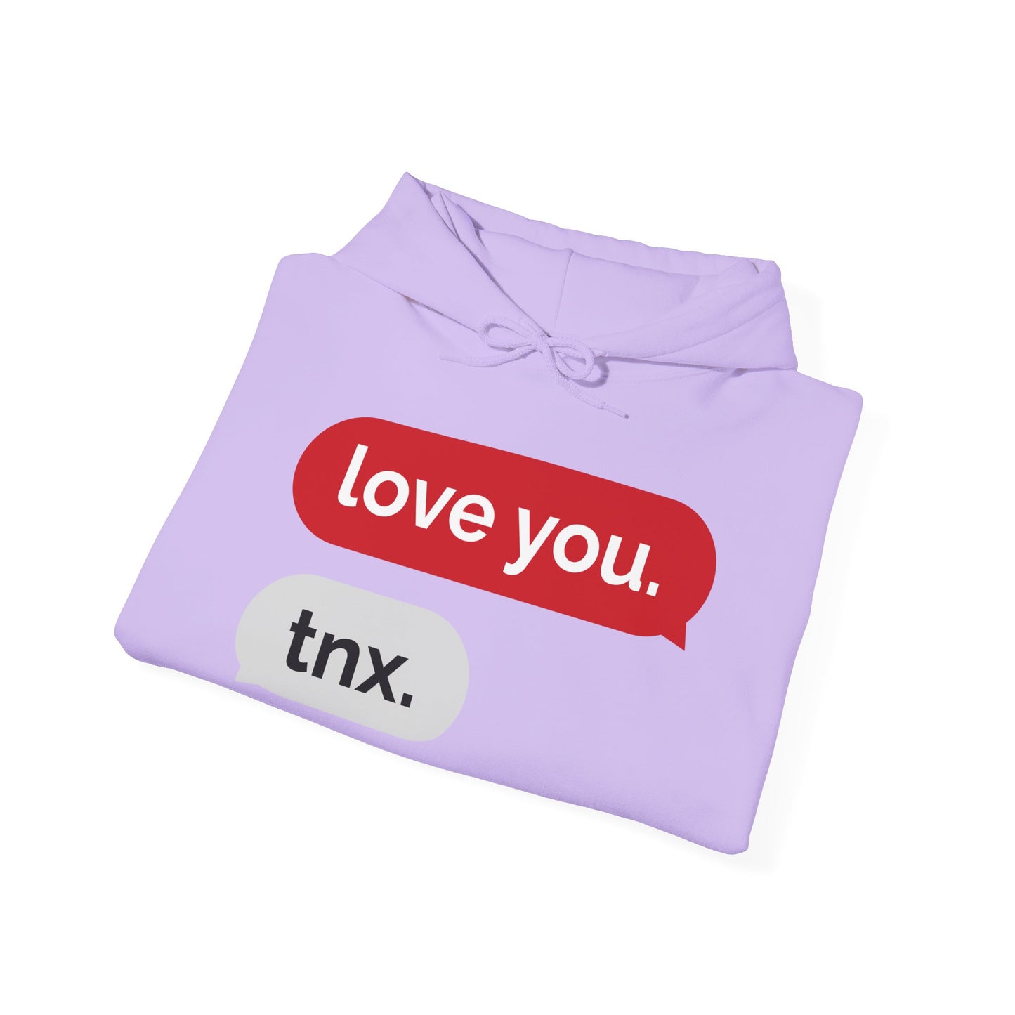 Love You, Thx-Unisex Hooded Sweatshirt