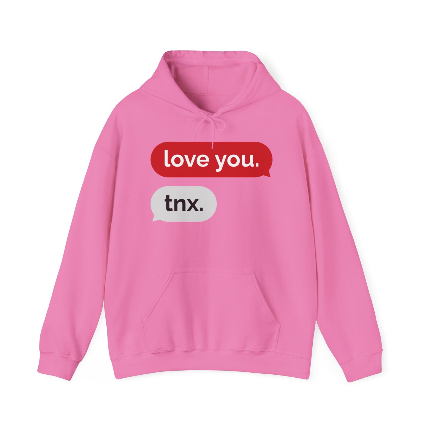 Love You, Thx-Unisex Hooded Sweatshirt